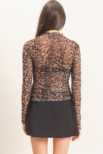 Load image into Gallery viewer, HF Leopard Mesh Top