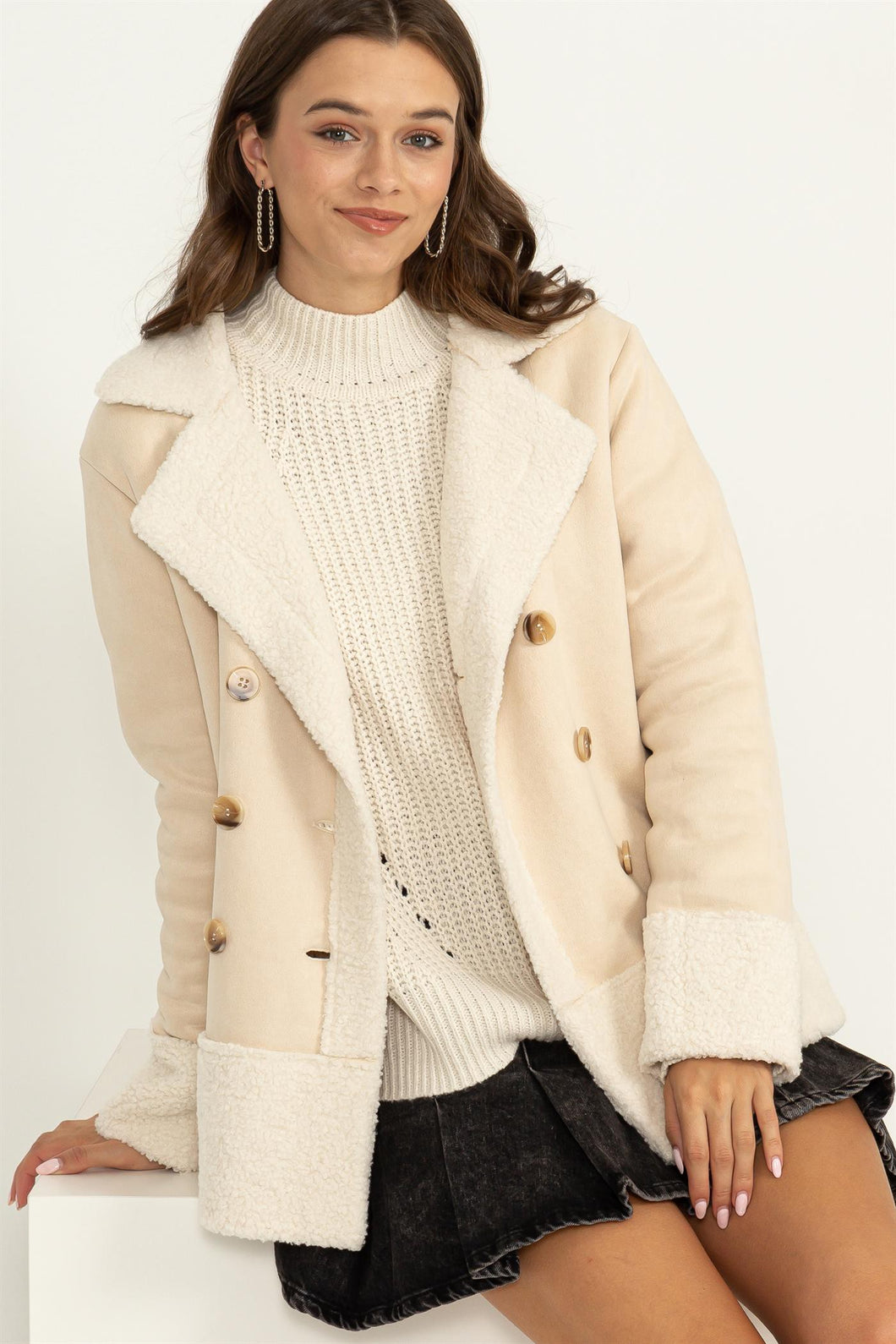 HF Faux Suede Jacket