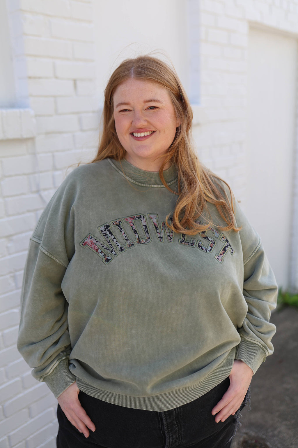 Floral Midwest Crewneck