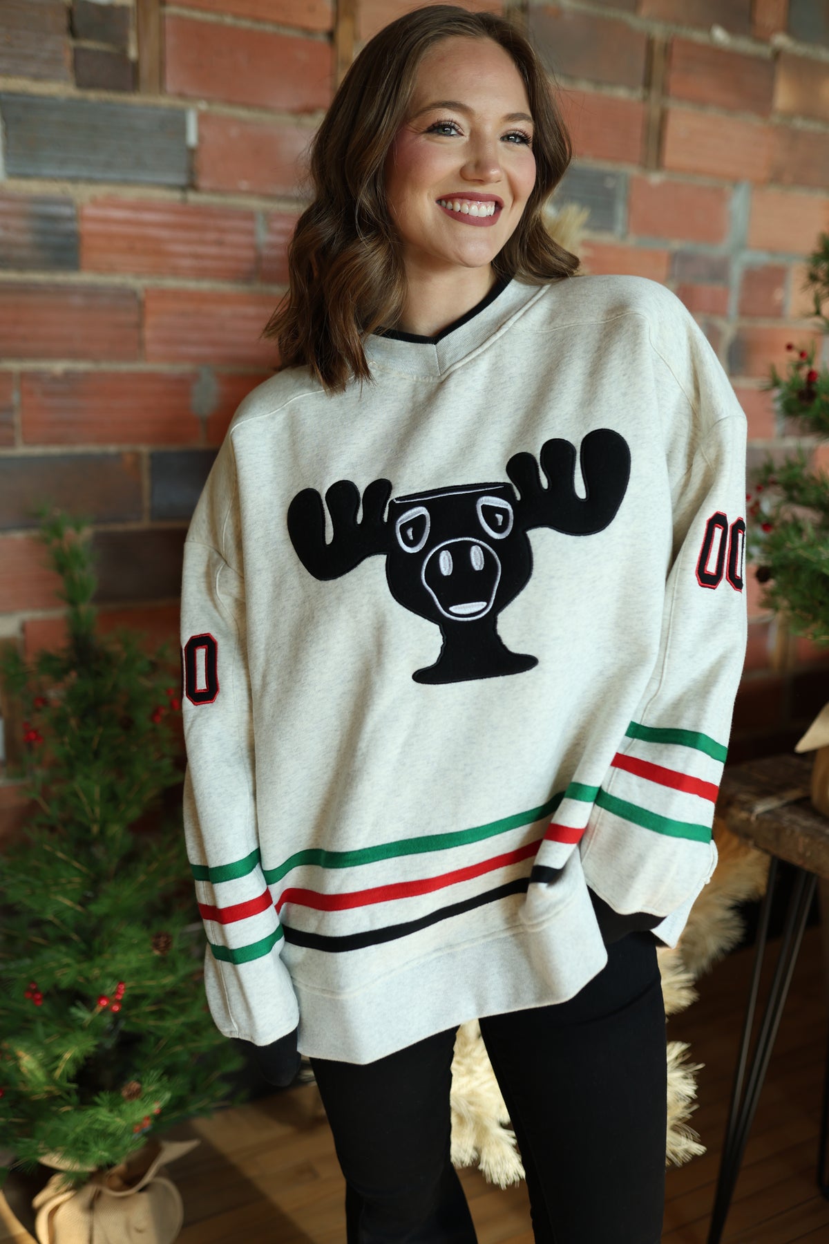 Moose Hockey Sweatshirt