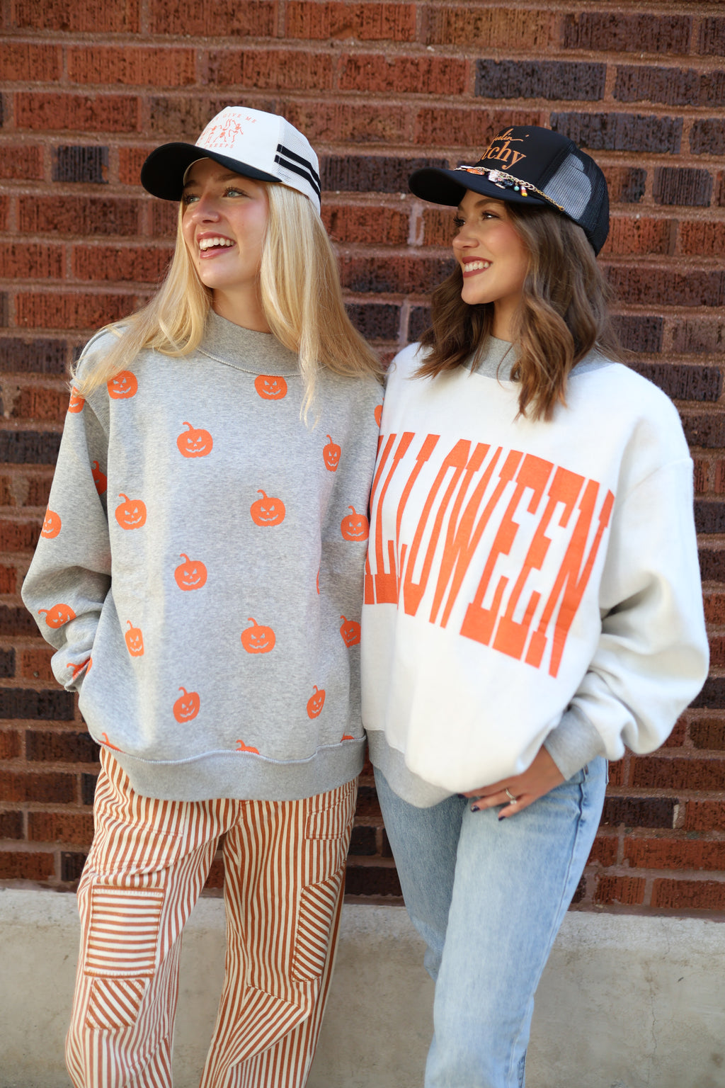 PL Reversible Halloween/Pumpkin Mock Neck
