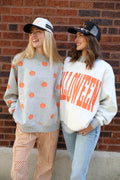 PL Reversible Halloween/Pumpkin Mock Neck