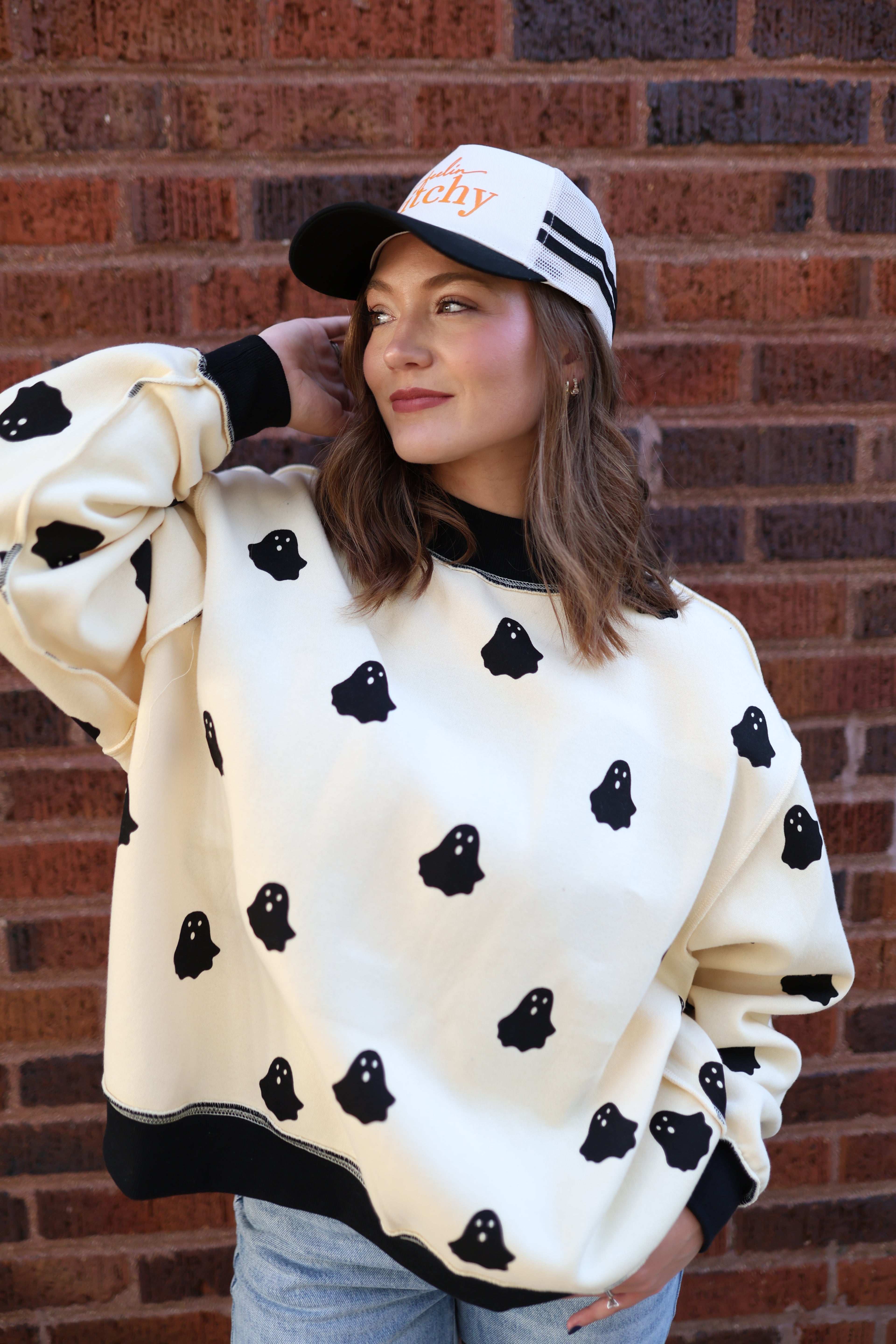 PL Reversible Boo Sweater