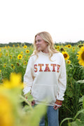 State Plaid Mockneck