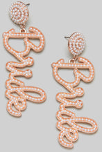 Load image into Gallery viewer, Beaded Bride Earring