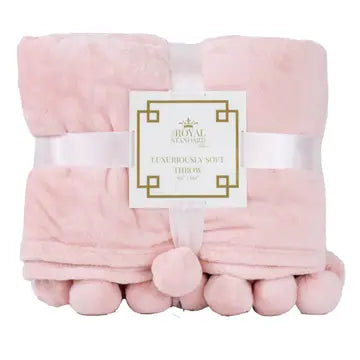 RS Pink Pom Blanket