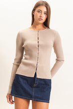 Load image into Gallery viewer, HF Ribbed Button Front Cardigan