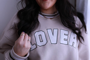 Embroidered Lover Crewneck