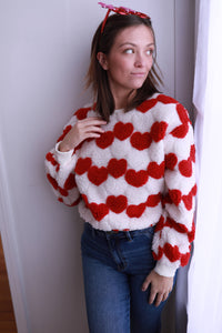 Sherpa Heart Sweater