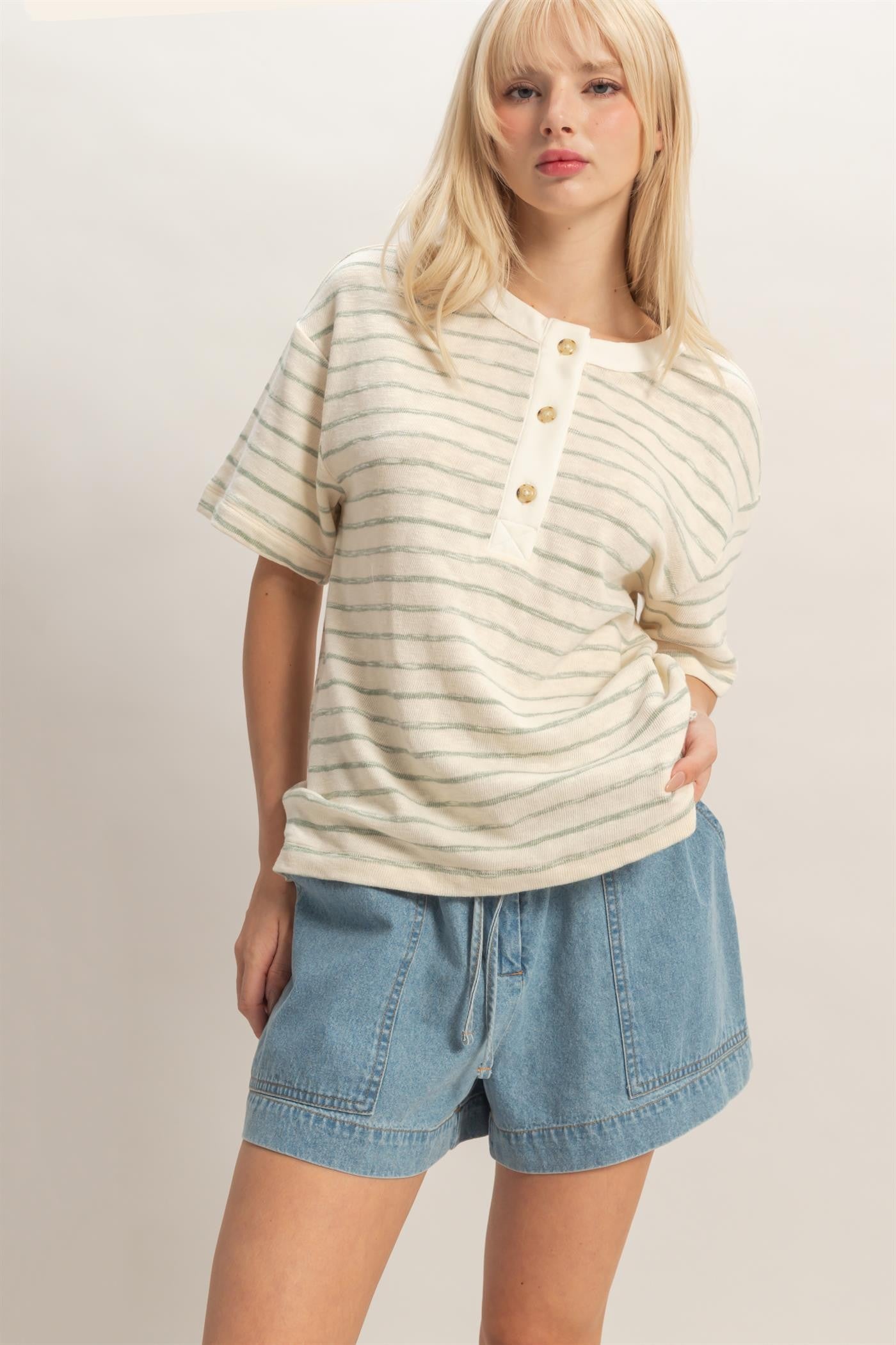 HF Stripe Henley
