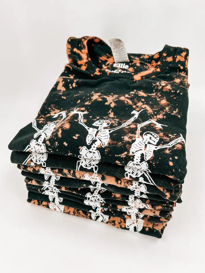 EJ Reverse Dye Skeleton Tee – Hingeon5th