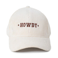Load image into Gallery viewer, Howdy Corduroy Baseball Hat