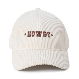 Howdy Corduroy Baseball Hat