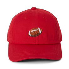 Load image into Gallery viewer, Football Embroidered Cap