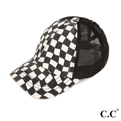 Checkered Baseball Cap