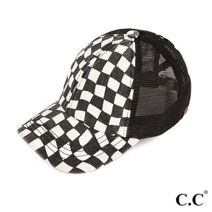 Checkered Baseball Cap
