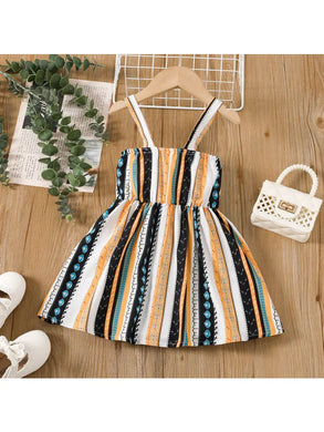 Kids Stripe Pattern Dress