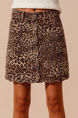 SM Leopard Skirt