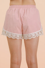 Load image into Gallery viewer, VJ Lace Trim Activewear Shorts