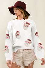 Load image into Gallery viewer, BB Sequin Santa Sweater