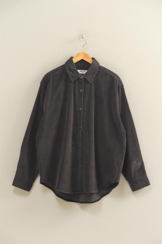 HF Relaxed Fit Corduroy Shirt