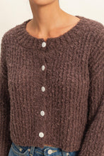 Load image into Gallery viewer, HF Fluffy Knit Button-Up Cardigan