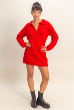 Load image into Gallery viewer, HF Polo Sweater Dress