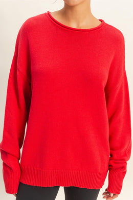 HF Oversized Roll Neck Sweater