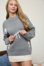 Load image into Gallery viewer, BP Yarn Bow Sweater