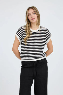 BP Crochet Stripe Top