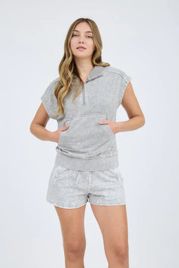 BP Grey Quarter Zip