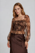 BP Floral Chiffon Top