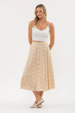 BP Polka Dot Maxi Skirt