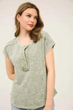 Load image into Gallery viewer, BP Mineral Washed Henley