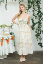 Load image into Gallery viewer, BP Floral Front Tie Midi Dress