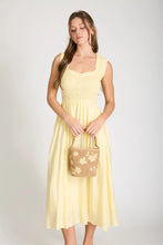 Load image into Gallery viewer, BP Sweetheart Mock Button Midi Dress