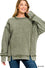 ZA Ribbed Exposed Seam Crewneck