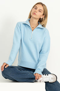 HF Quarter Zip Sweater