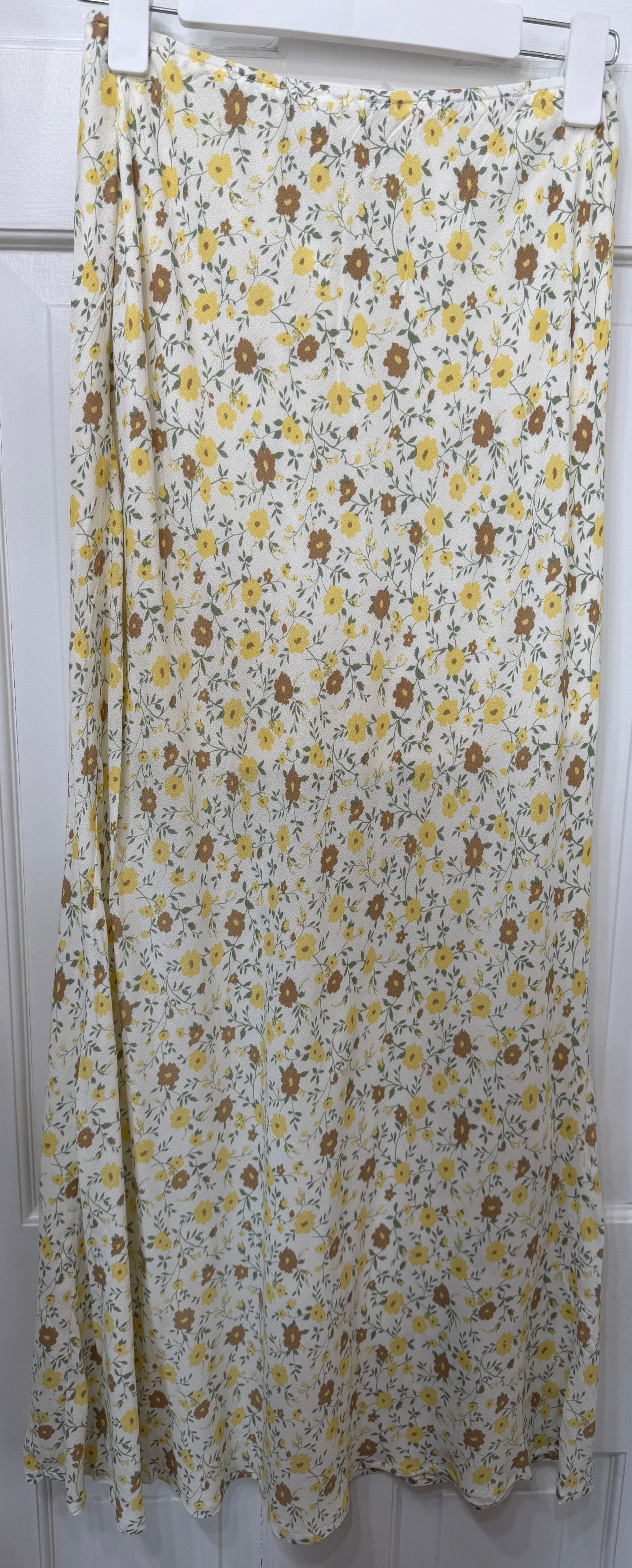 BP Floral Midi Skirt