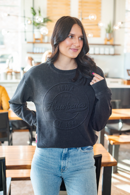 GD Embossed Iowa Crewneck
