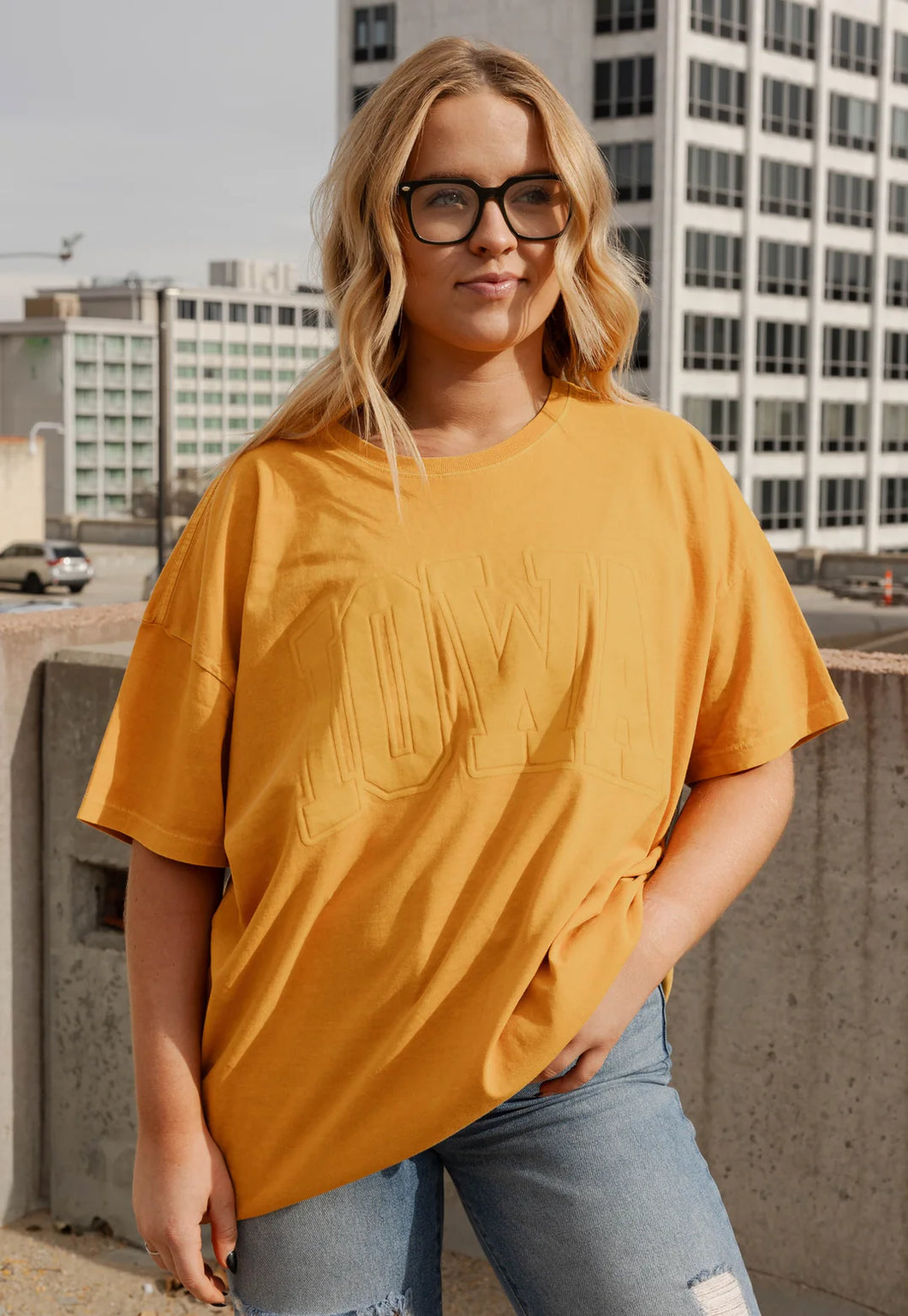 GD Gold Puff Iowa Tee