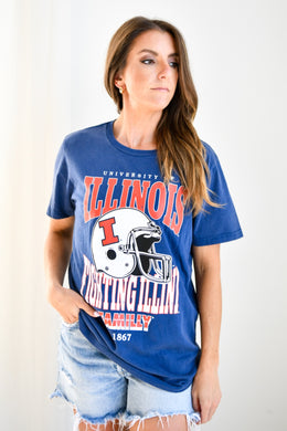 GD Illinois Navy Tshirt