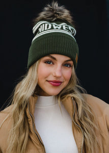 Pan Olive Midwest Beanie