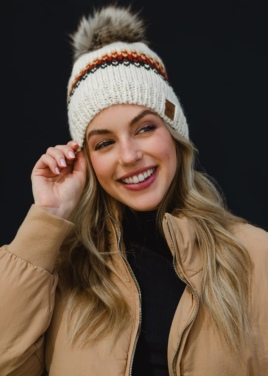 Pan Cream/Must/Rust/Olive Beanie