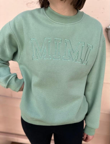 Embroidered Mimi Crewneck