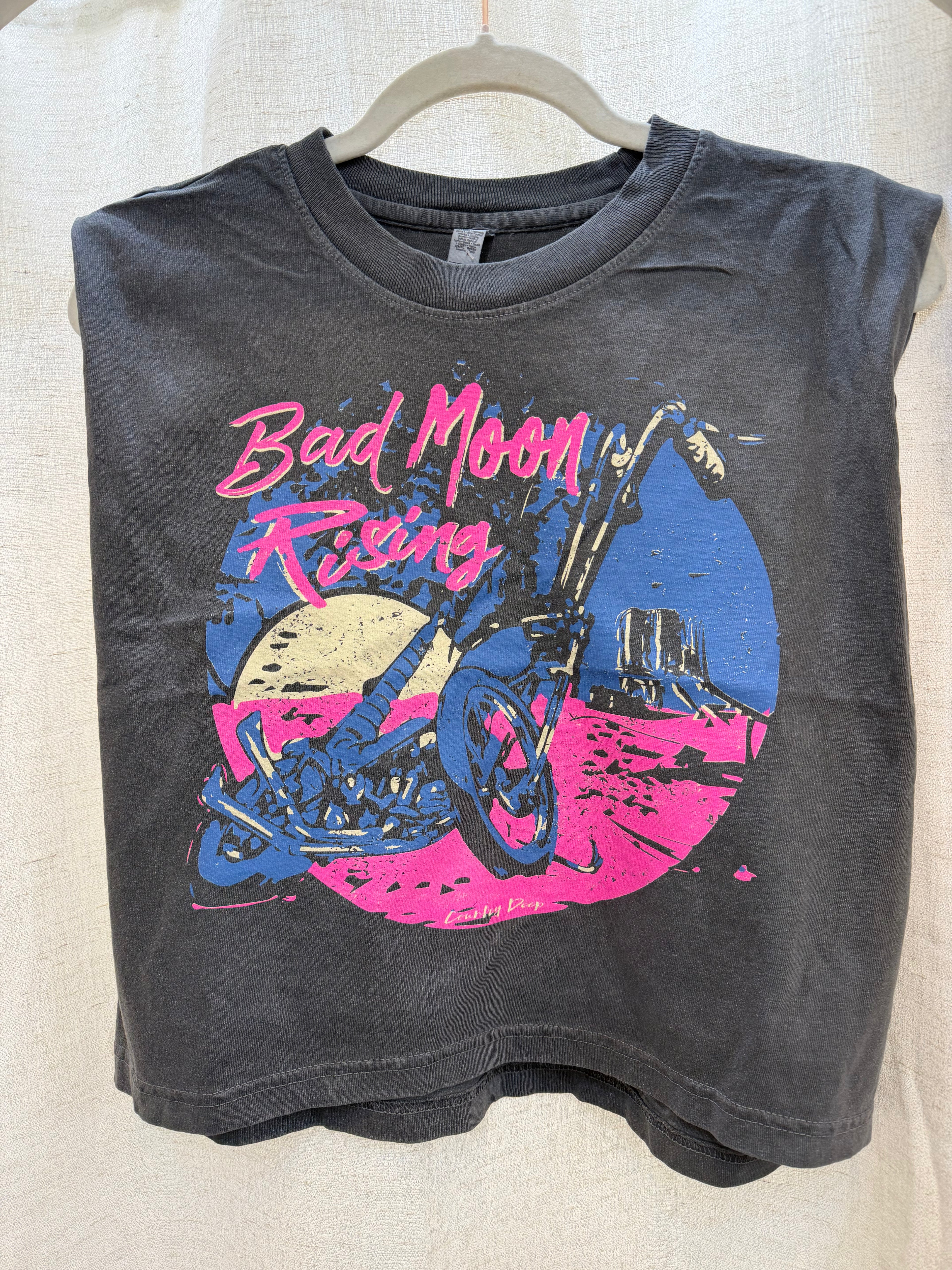 CD Bad Moon Rising Boxy Muscle Tee