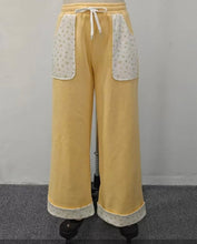 Load image into Gallery viewer, Yellow Floral Sweatpants