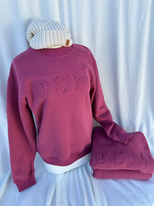 DSM Embossed Crewneck Sweatshirt