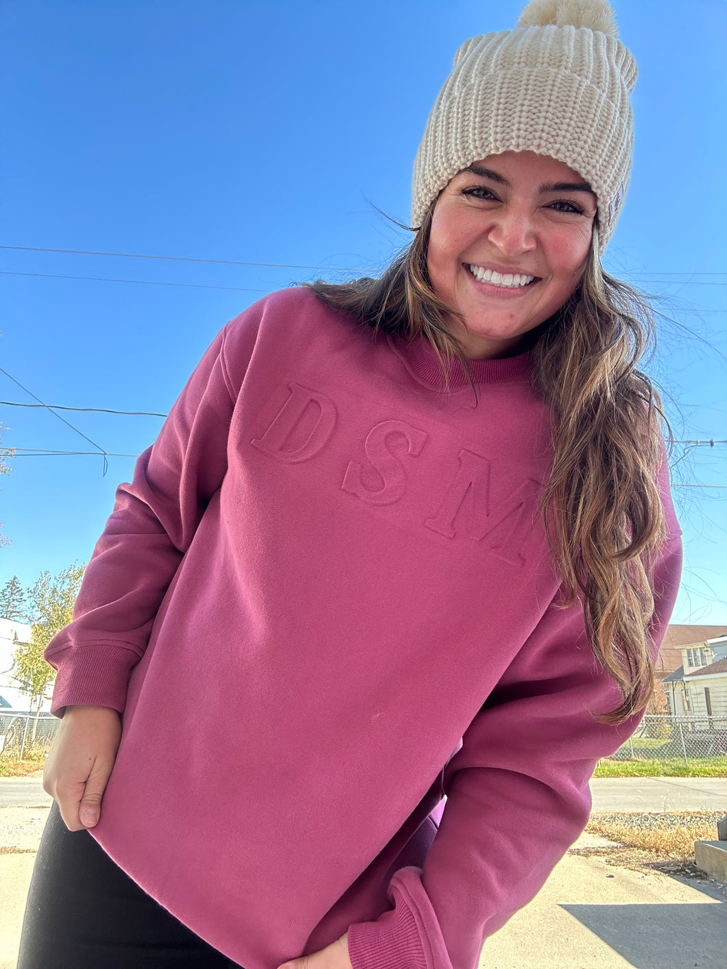 DSM Embossed Crewneck Sweatshirt
