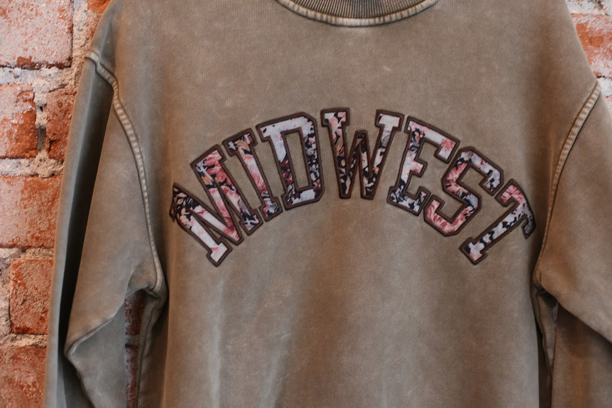Floral Midwest Crewneck